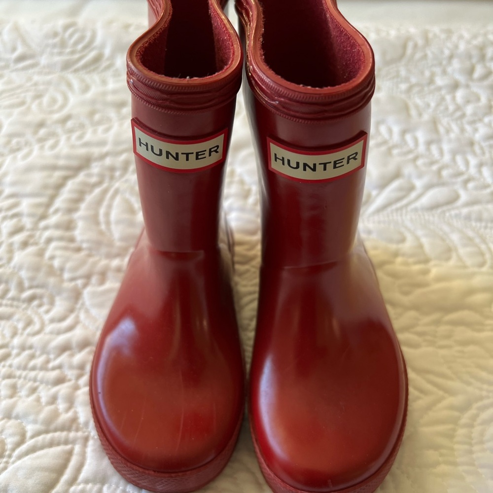 Hunter Kids Classic Red Rain Boots